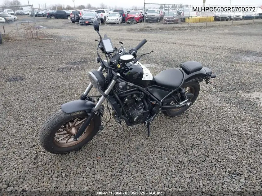 2024 Honda Cmx500 VIN: MLHPC5605R5700572 Lot: 41713304