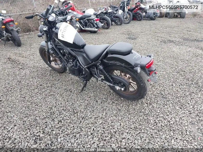 2024 Honda Cmx500 VIN: MLHPC5605R5700572 Lot: 41713304