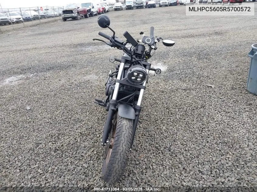 2024 Honda Cmx500 VIN: MLHPC5605R5700572 Lot: 41713304