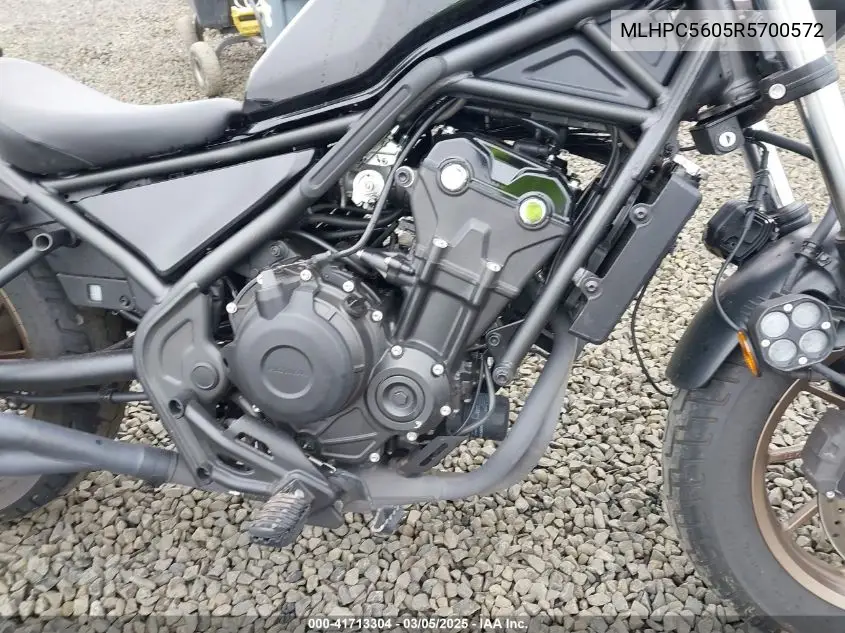 2024 Honda Cmx500 VIN: MLHPC5605R5700572 Lot: 41713304