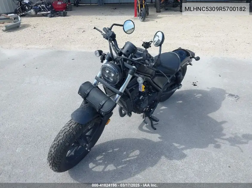 2024 Honda Cmx300 VIN: MLHNC5309R5700182 Lot: 41824195