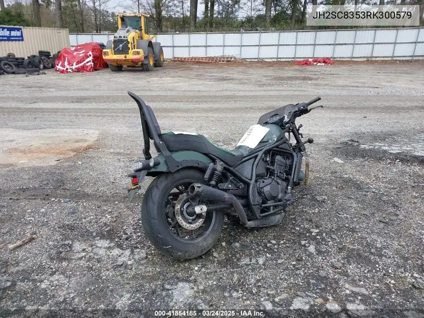 2024 Honda Cmx1100 T VIN: JH2SC8353RK300579 Lot: 41854185