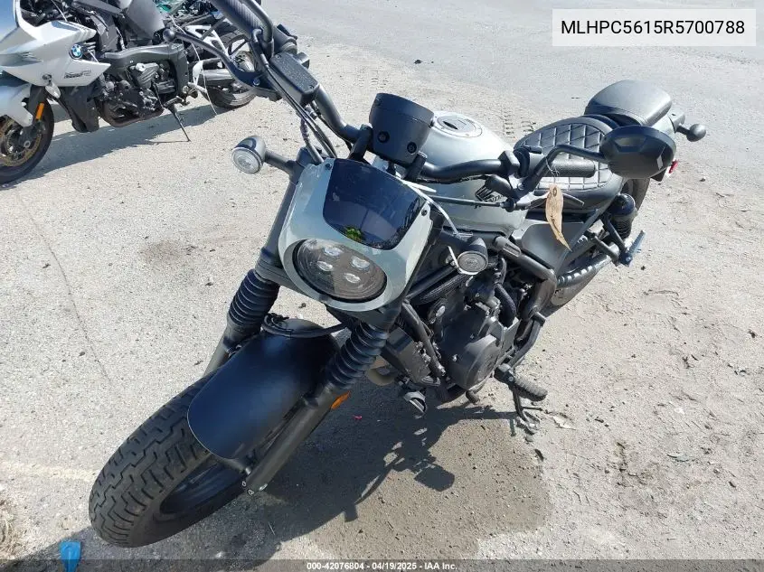 2024 Honda Cmx500 A2 VIN: MLHPC5615R5700788 Lot: 42076804