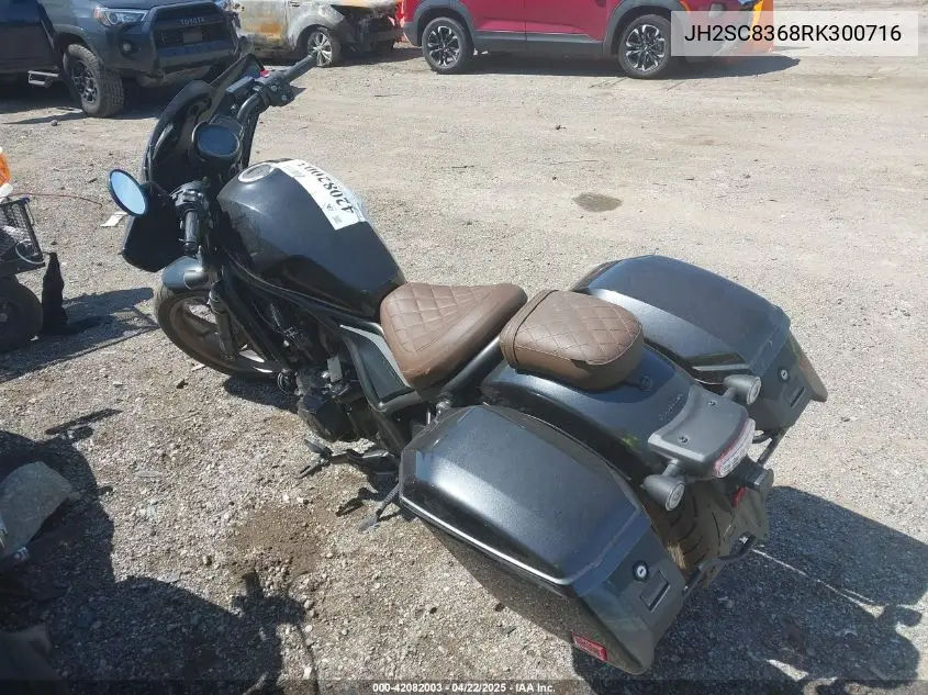 2024 Honda Cmx1100 T VIN: JH2SC8368RK300716 Lot: 42082003