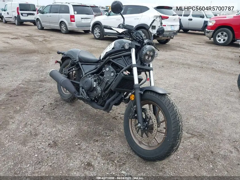 2024 Honda Cmx500 VIN: MLHPC5604R5700787 Lot: 42110398