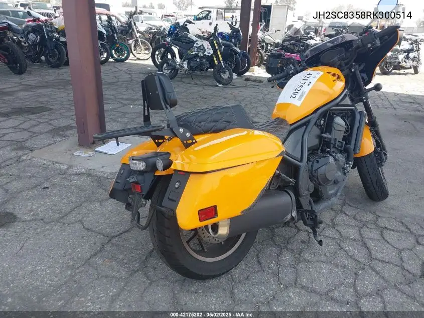 2024 Honda Cmx1100 T VIN: JH2SC8358RK300514 Lot: 42175202