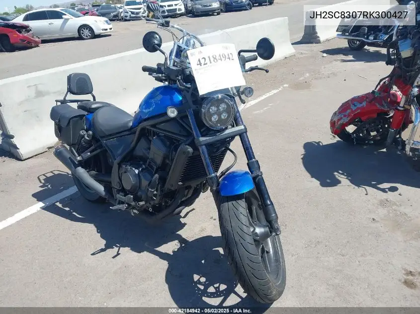 2024 Honda Cmx1100 A VIN: JH2SC8307RK300427 Lot: 42184942