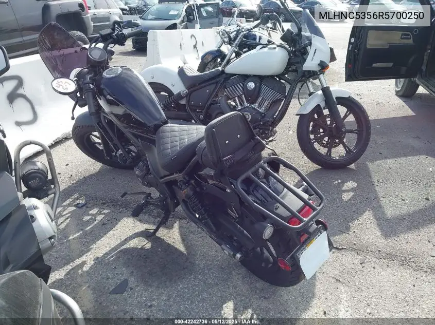 2024 Honda Cmx300 A VIN: MLHNC5356R5700250 Lot: 42242736