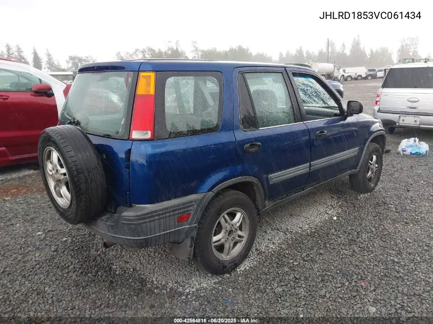 1997 Honda Cr-V VIN: JHLRD1853VC061434 Lot: 42564816