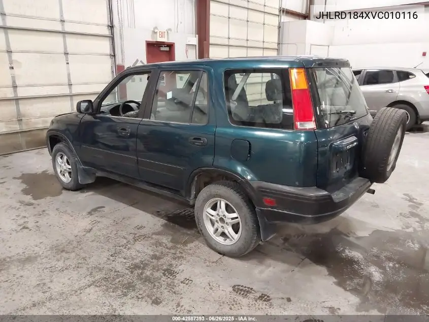 1997 Honda Cr-V VIN: JHLRD184XVC010116 Lot: 42587393