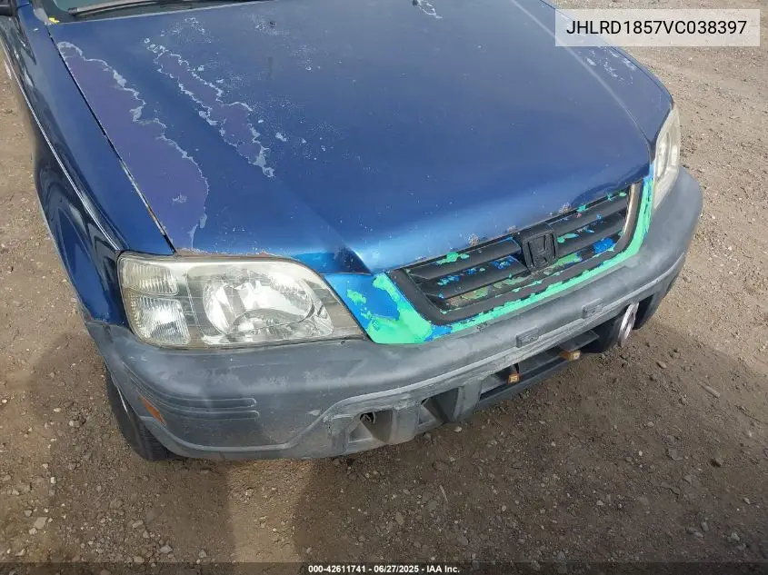 1997 Honda Cr-V VIN: JHLRD1857VC038397 Lot: 42611741