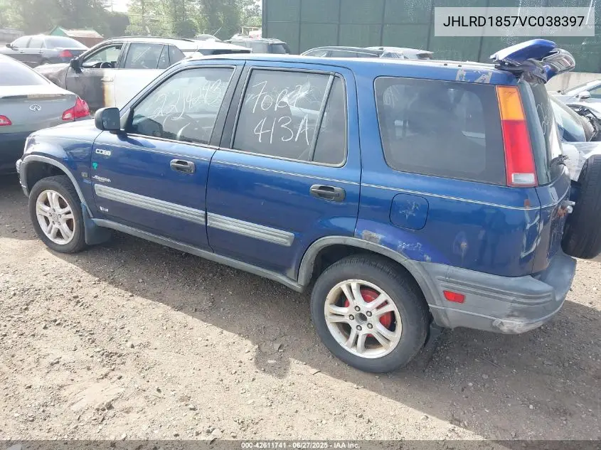 1997 Honda Cr-V VIN: JHLRD1857VC038397 Lot: 42611741