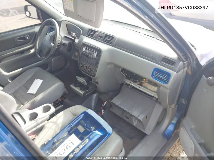 1997 Honda Cr-V VIN: JHLRD1857VC038397 Lot: 42611741