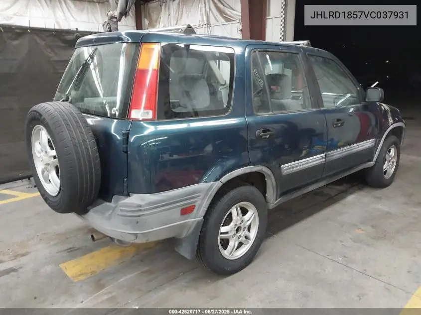 1997 Honda Cr-V Lx VIN: JHLRD1857VC037931 Lot: 42620717