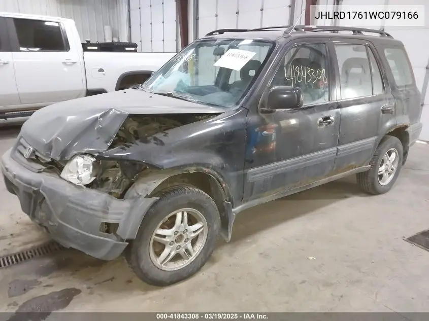 1998 Honda Cr-V Ex VIN: JHLRD1761WC079166 Lot: 41843308