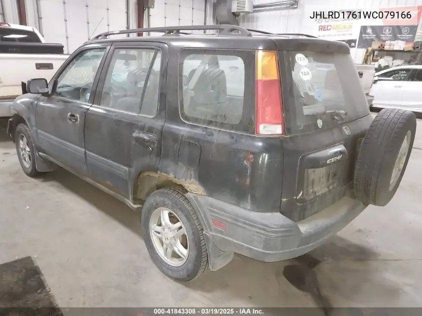 1998 Honda Cr-V Ex VIN: JHLRD1761WC079166 Lot: 41843308