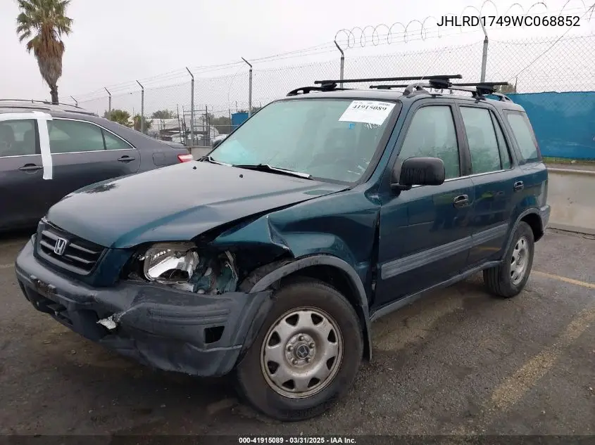 1998 Honda Cr-V Lx VIN: JHLRD1749WC068852 Lot: 41915089