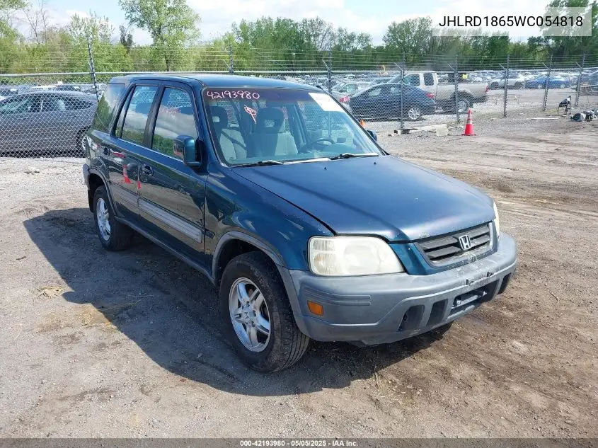 1998 Honda Cr-V Ex VIN: JHLRD1865WC054818 Lot: 42193980