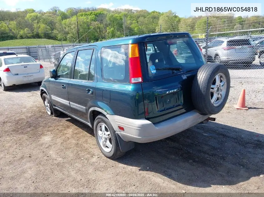 1998 Honda Cr-V Ex VIN: JHLRD1865WC054818 Lot: 42193980