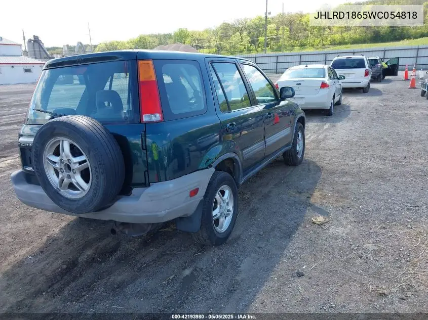 1998 Honda Cr-V Ex VIN: JHLRD1865WC054818 Lot: 42193980
