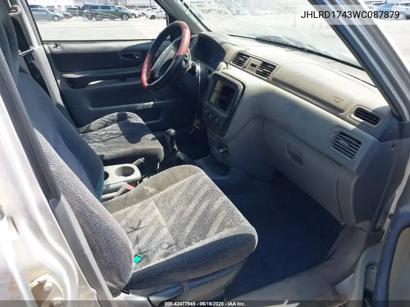 1998 Honda Cr-V Lx VIN: JHLRD1743WC087879 Lot: 42477945