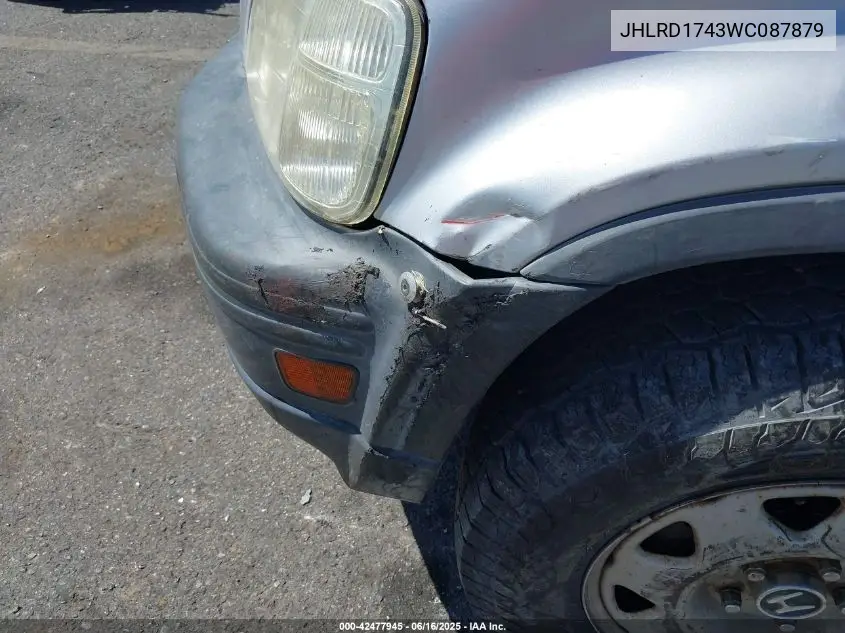 1998 Honda Cr-V Lx VIN: JHLRD1743WC087879 Lot: 42477945