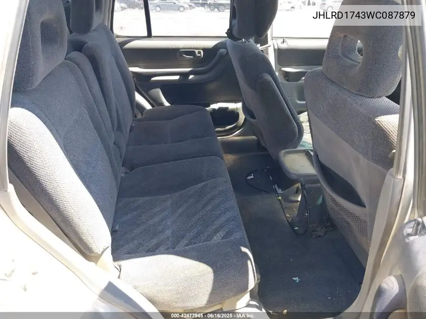 1998 Honda Cr-V Lx VIN: JHLRD1743WC087879 Lot: 42477945
