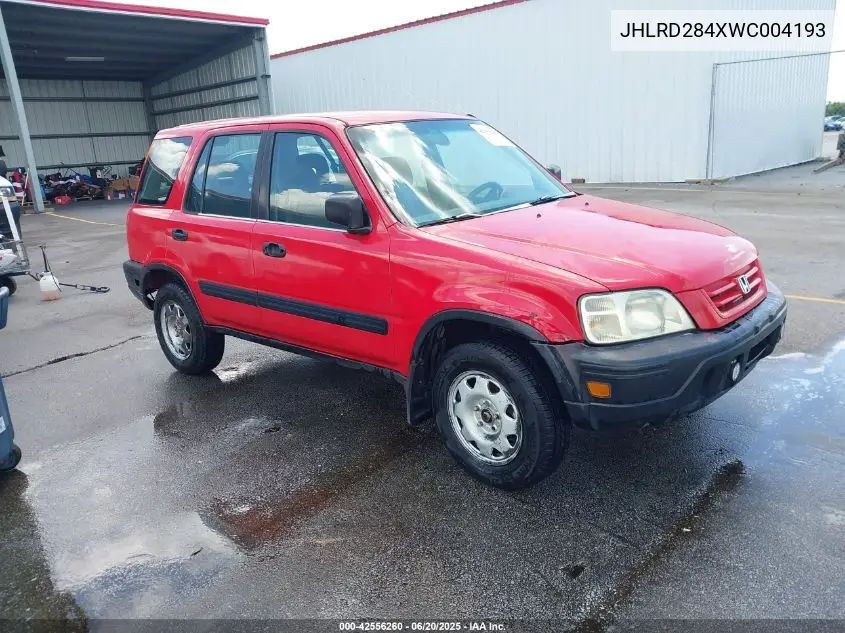 1998 Honda Cr-V Lx VIN: JHLRD284XWC004193 Lot: 42556260