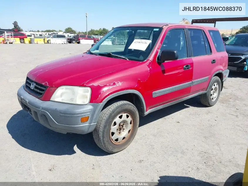 1998 Honda Cr-V Lx VIN: JHLRD1845WC088370 Lot: 42583126