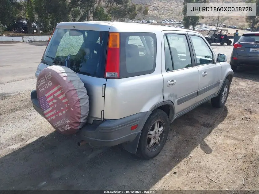1999 Honda Cr-V Ex VIN: JHLRD1860XC058728 Lot: 42228819