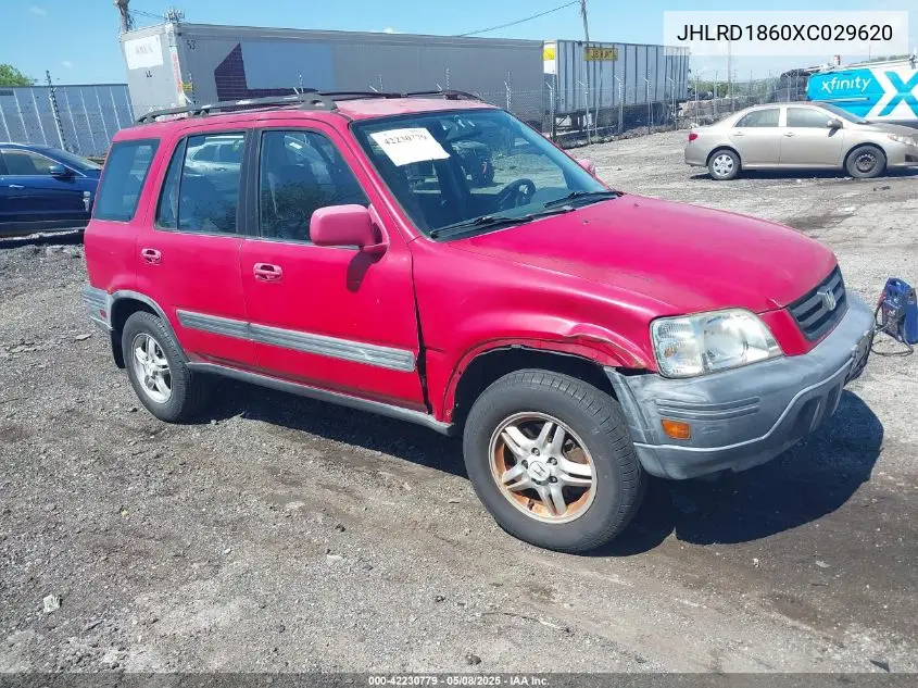 1999 Honda Cr-V Ex VIN: JHLRD1860XC029620 Lot: 42230779