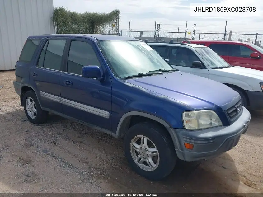 1999 Honda Cr-V Ex VIN: JHLRD1869XC028708 Lot: 42255496