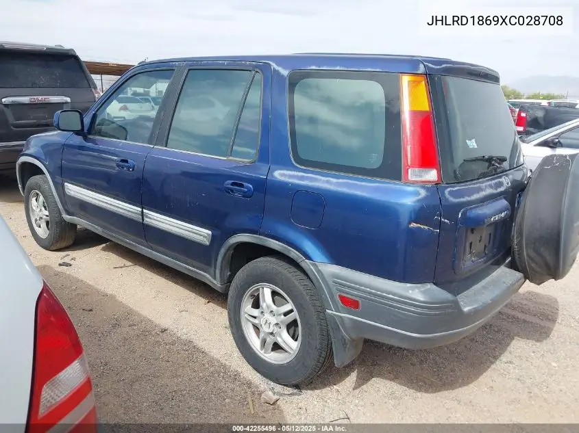 1999 Honda Cr-V Ex VIN: JHLRD1869XC028708 Lot: 42255496