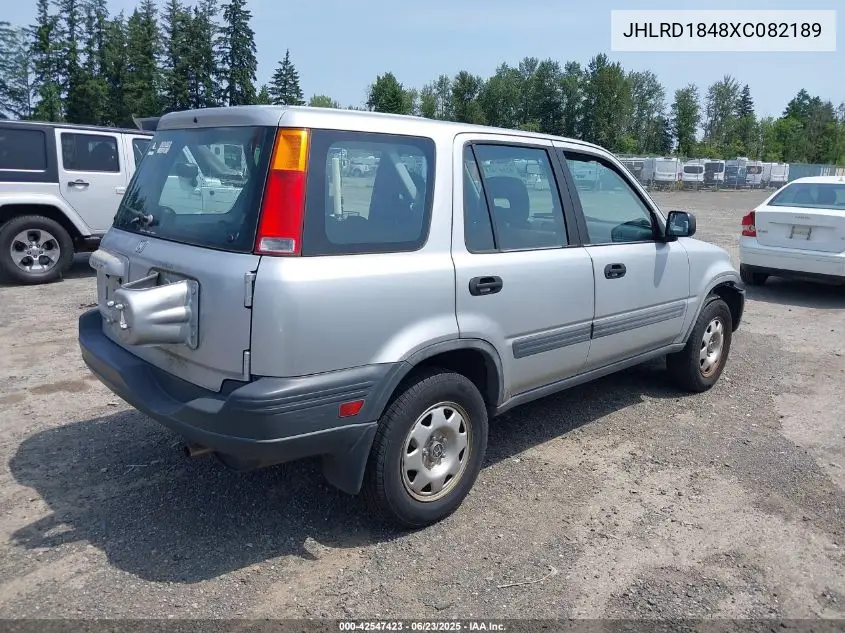 1999 Honda Cr-V Lx VIN: JHLRD1848XC082189 Lot: 42547423