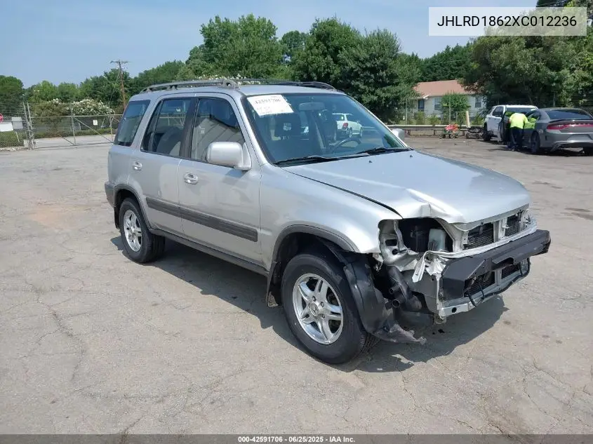 1999 Honda Cr-V Ex VIN: JHLRD1862XC012236 Lot: 42591706