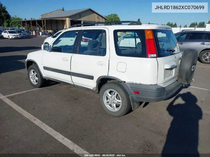 1999 Honda Cr-V Ex VIN: JHLRD1862XC070699 Lot: 42619852