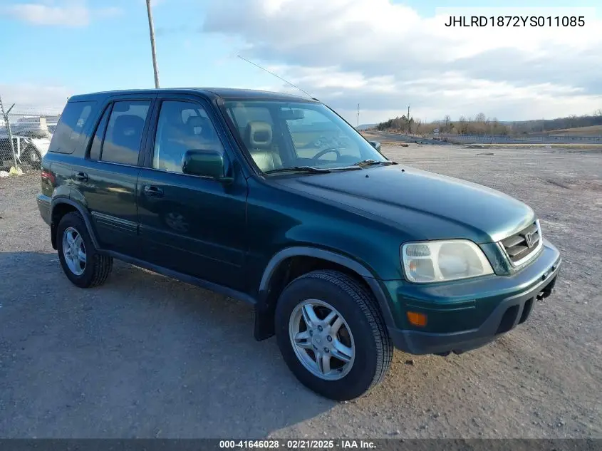 2000 Honda Cr-V Special Edition VIN: JHLRD1872YS011085 Lot: 41646028