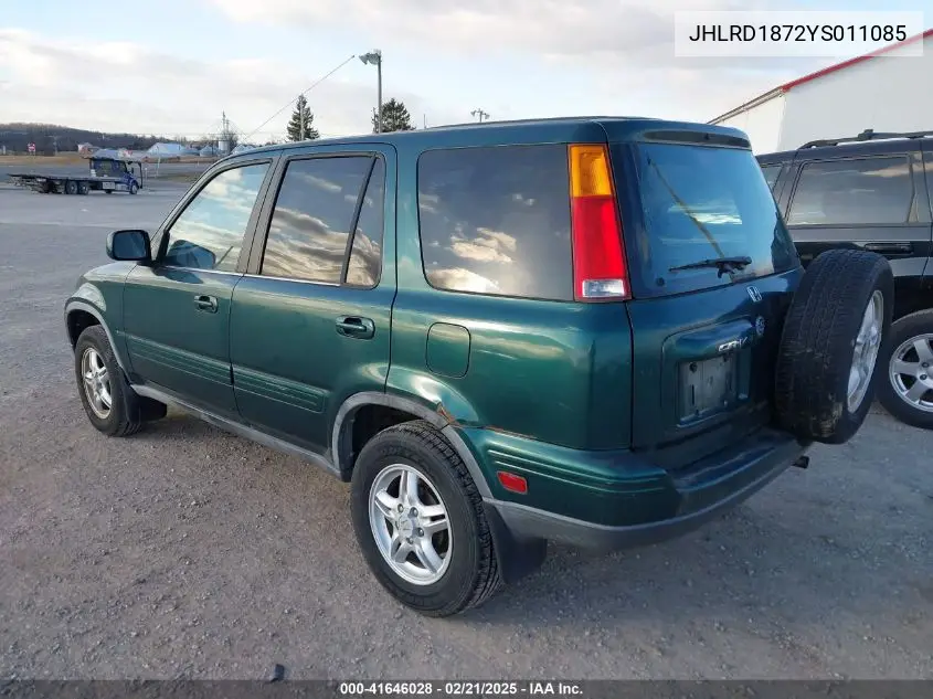 2000 Honda Cr-V Special Edition VIN: JHLRD1872YS011085 Lot: 41646028