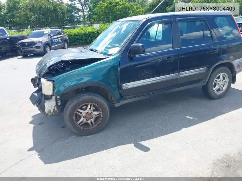 2000 Honda Cr-V Ex VIN: JHLRD176XYS004409 Lot: 42192132