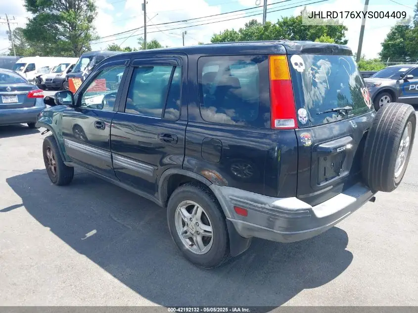 2000 Honda Cr-V Ex VIN: JHLRD176XYS004409 Lot: 42192132