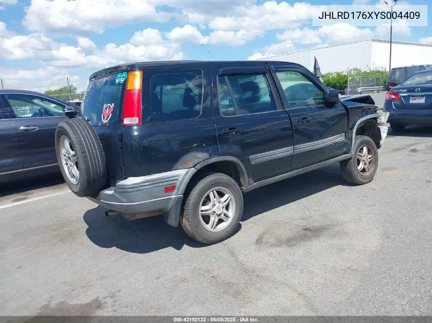2000 Honda Cr-V Ex VIN: JHLRD176XYS004409 Lot: 42192132