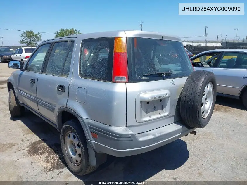 2000 Honda Cr-V Lx VIN: JHLRD284XYC009090 Lot: 42211528