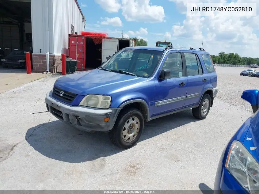 2000 Honda Cr-V Lx VIN: JHLRD1748YC052810 Lot: 42567121
