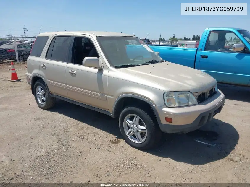 2000 Honda Cr-V Special Edition VIN: JHLRD1873YC059799 Lot: 42616176