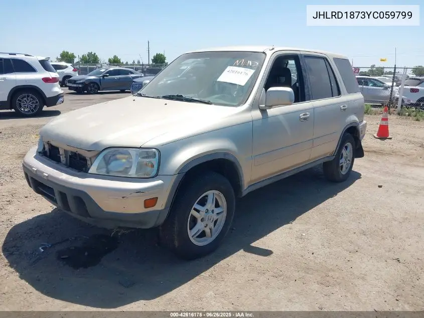 2000 Honda Cr-V Special Edition VIN: JHLRD1873YC059799 Lot: 42616176