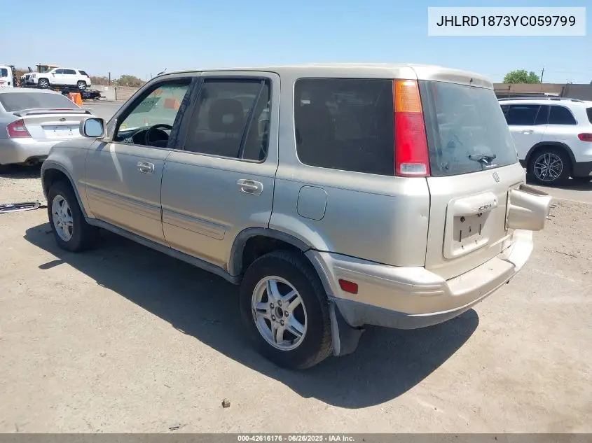 2000 Honda Cr-V Special Edition VIN: JHLRD1873YC059799 Lot: 42616176
