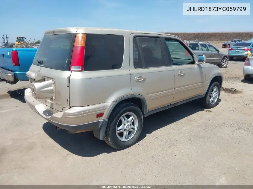2000 Honda Cr-V Special Edition VIN: JHLRD1873YC059799 Lot: 42616176