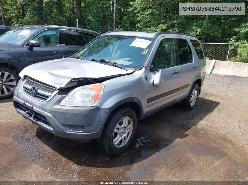 2004 Honda Cr-V Ex VIN: SHSRD78884U212790 Lot: 42564773