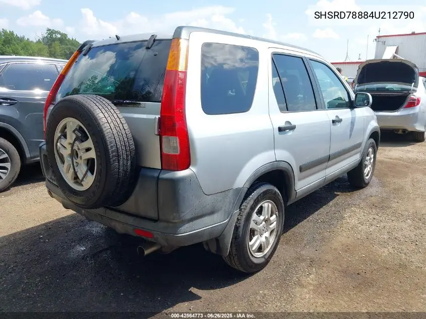 2004 Honda Cr-V Ex VIN: SHSRD78884U212790 Lot: 42564773