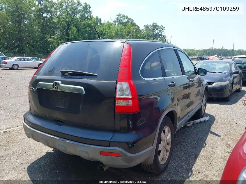 2007 Honda Cr-V Ex VIN: JHLRE48597C109259 Lot: 42631636